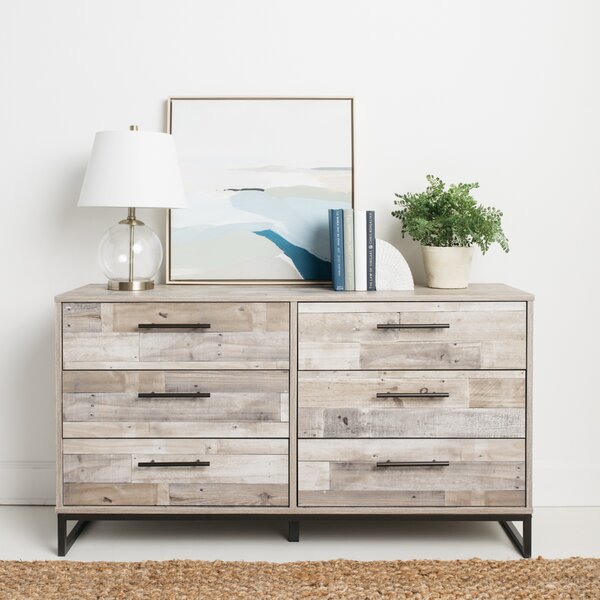 Sand & Stable Manuel 6 Drawer Double Dresser & Reviews Wayfair